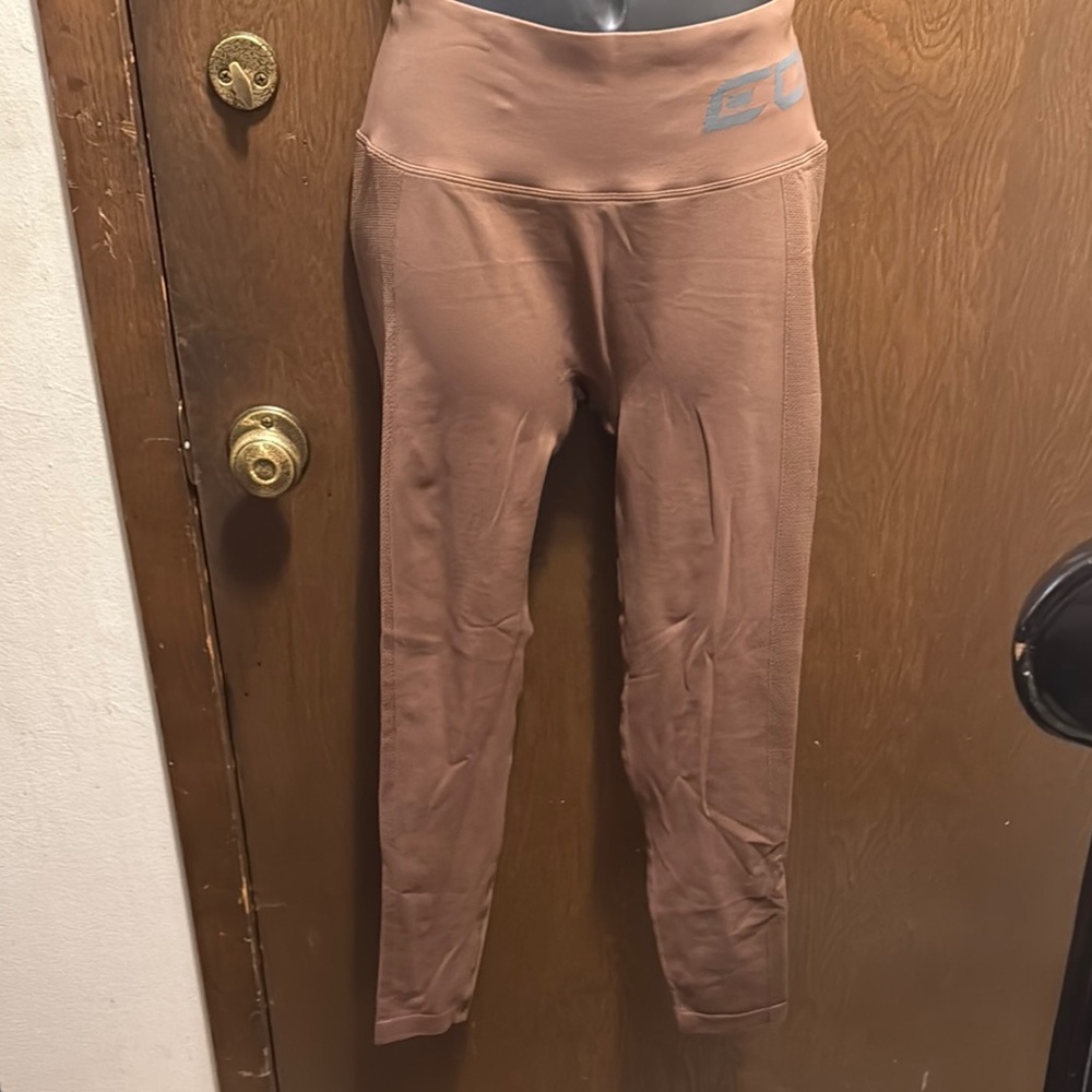 ECHT Brown Performance Leggings High Waist